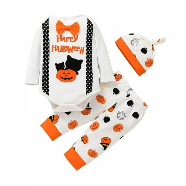 6 MOS HAT BOY'S 1ST HALLOWEEN SLEEPER W/BIB - NEW 6 MOS HAT BOY'S 1ST HALLOWEEN SLEEPER W/BIB - NEW